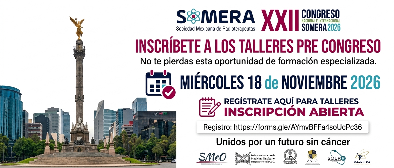 ¡Talleres Pre-Congreso SOMERA 2026 están listos!